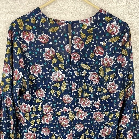 UMGEE Floral Boho Mini Dress Small Cottagecore Prairie - Picture 11 of 14